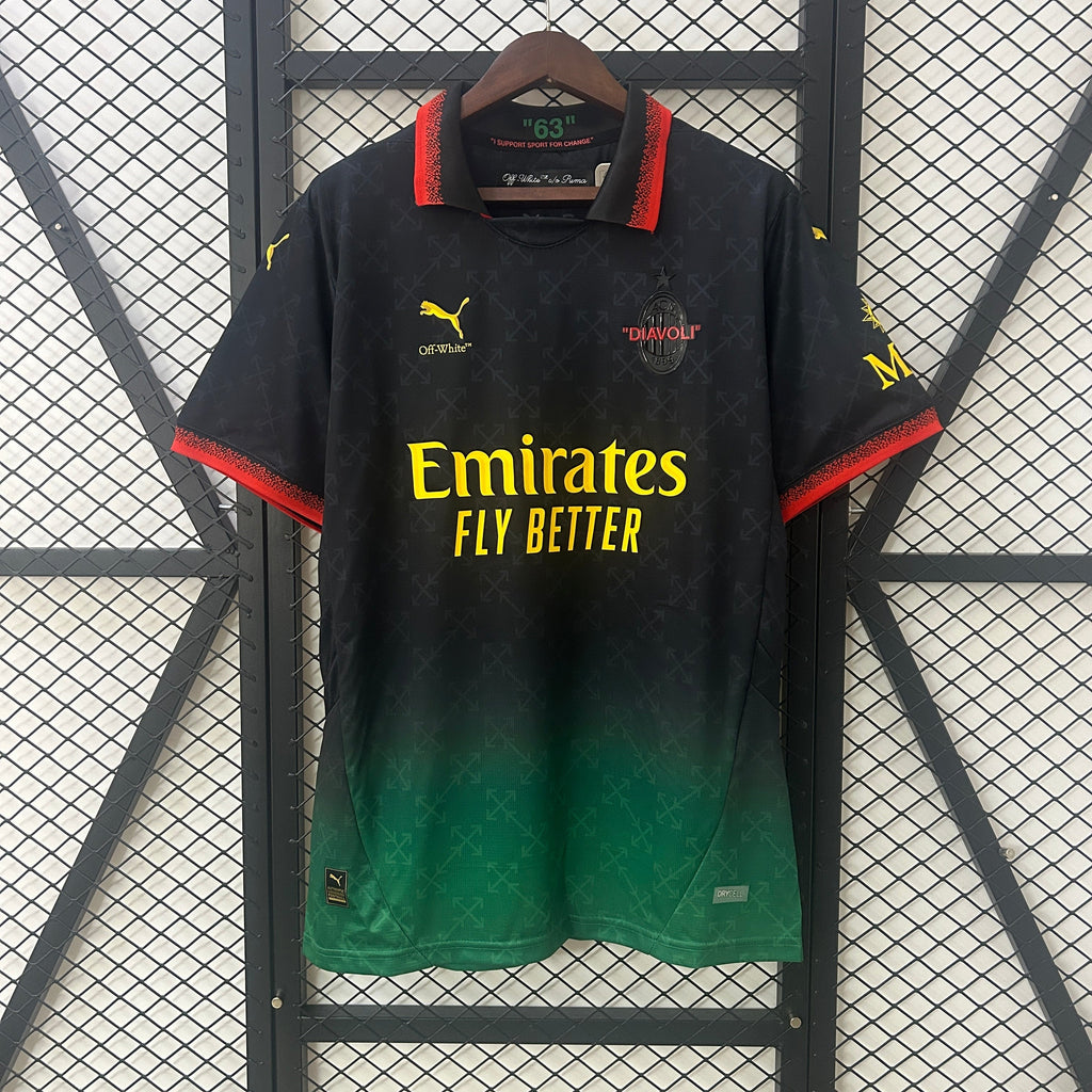 Camisa A.C Milan Edição Co-Branded 25/26 - Masculina Puma - Preta e verde