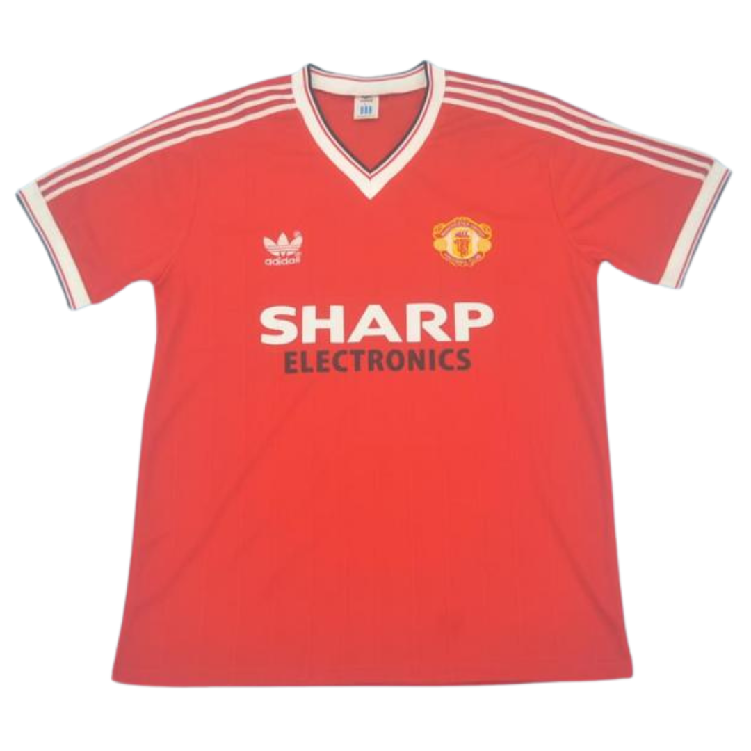 Camisa  Manchester United Home 82/83 - Versão Retrô