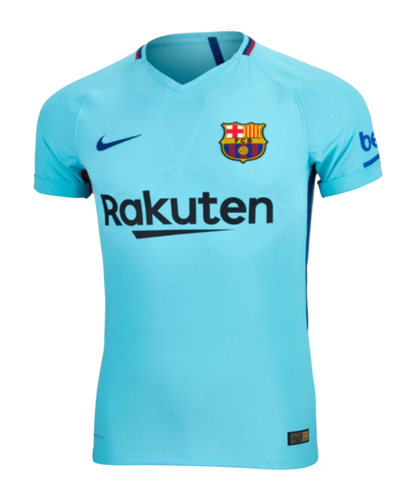 Camisa "Neymar Jr 11" Barcelona 17/18 Away Nike Torcedor - Azul